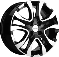 Khomen KHW1503 Black-FP 4*100 6xR15 ET50 DIA60.1
